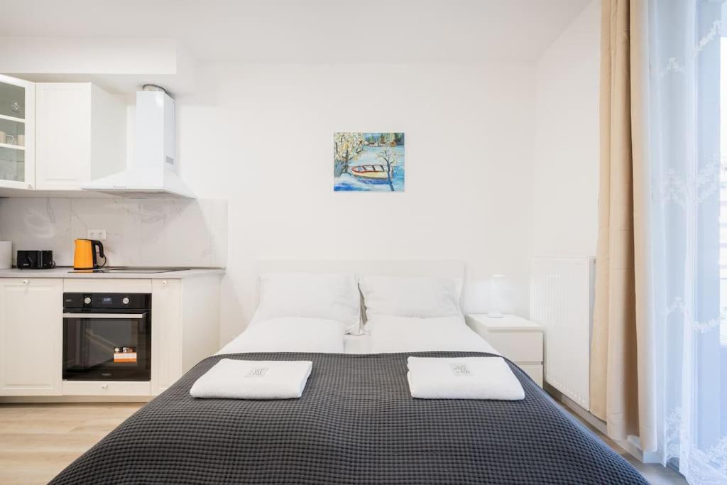 Oaks Studio With Balcony Budapest Bagian luar foto